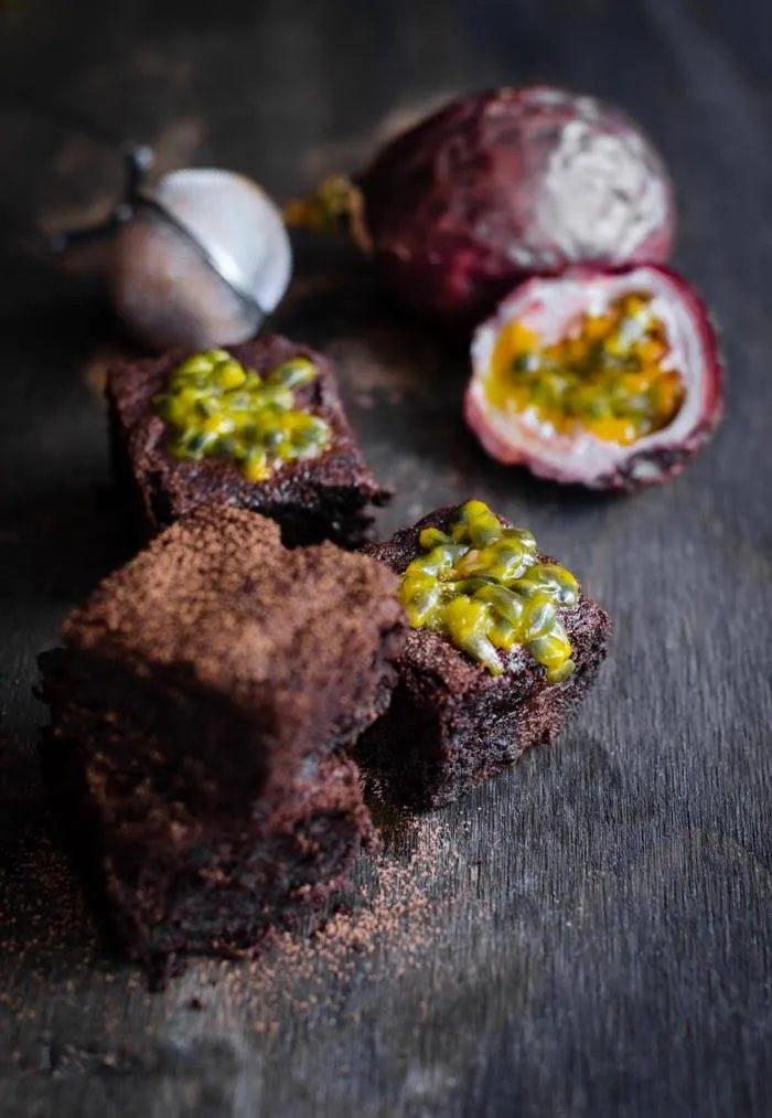 easy Chocolate Passionfruit Brownies recipe