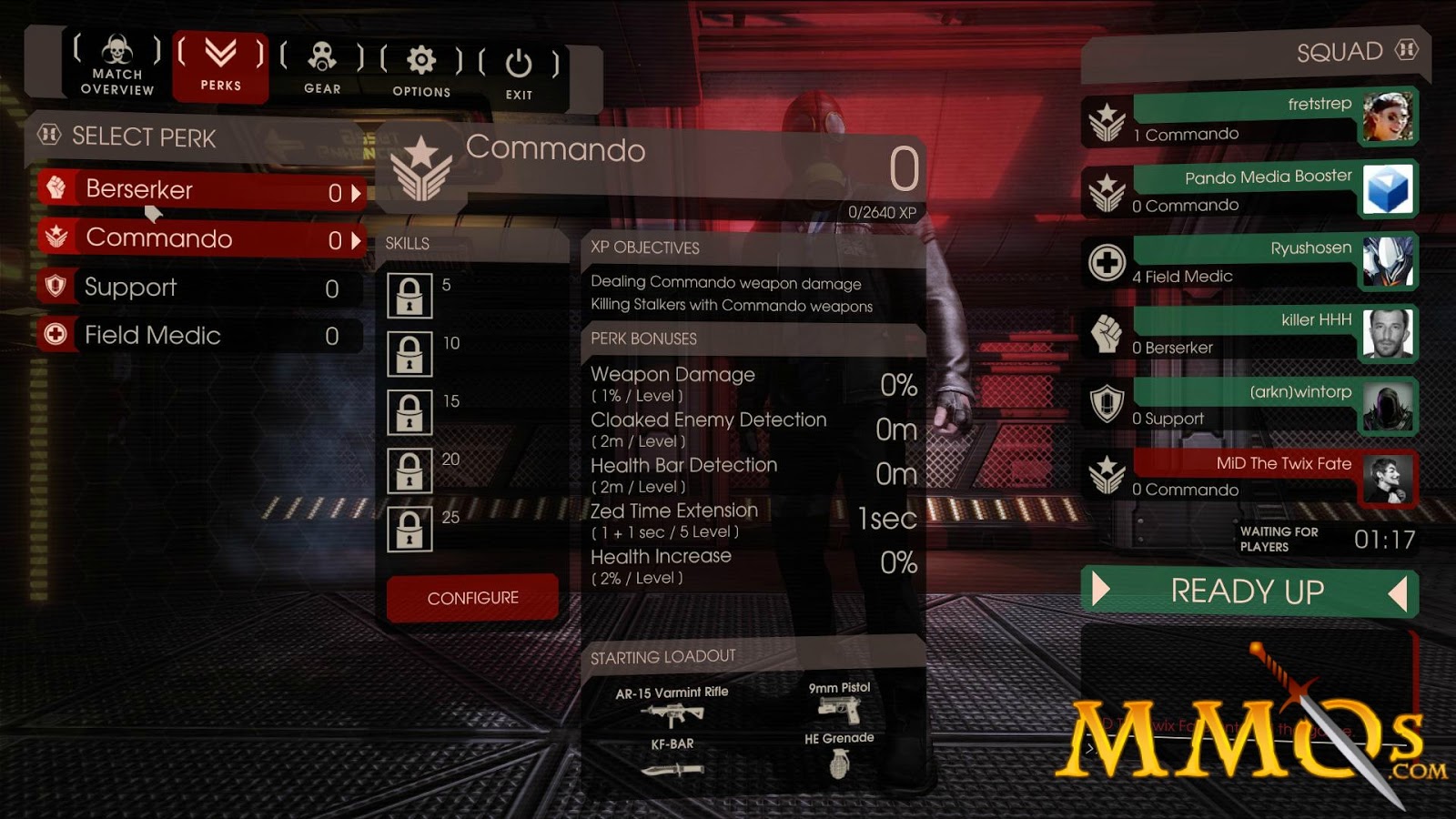 killing floor 2 weapons and perks part 1 killing floor 2 weapons and perks part 1