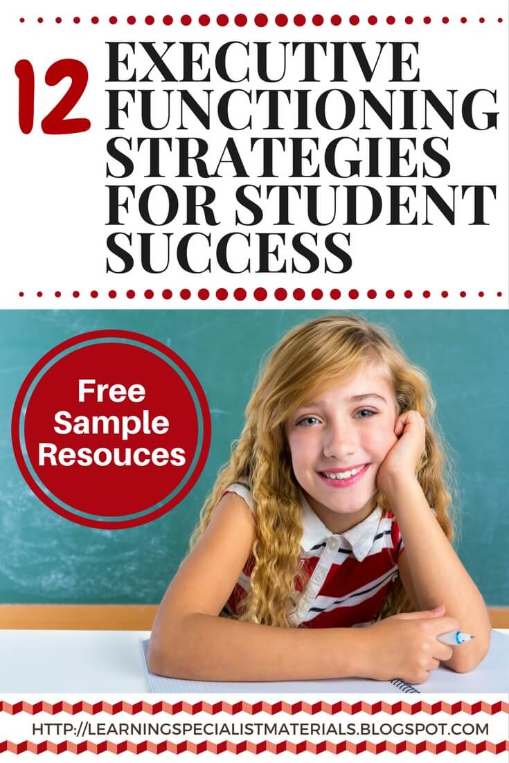 12 Executive Functioning Strategies for Student Success