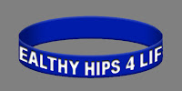 Free Healthy Hips Wristband - Hip Dysplasia Awareness