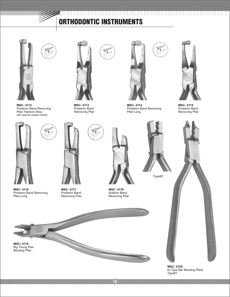 Manufacturers of Dental surgical instruments Orthodontic Instruments