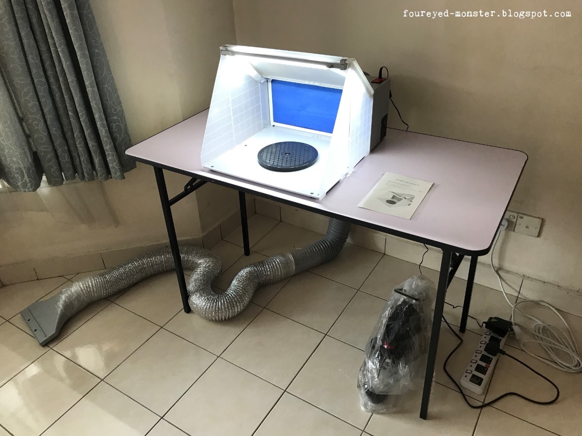 Art and Musings of a Miniature Hobbyist Setting up an Airbrush Spray