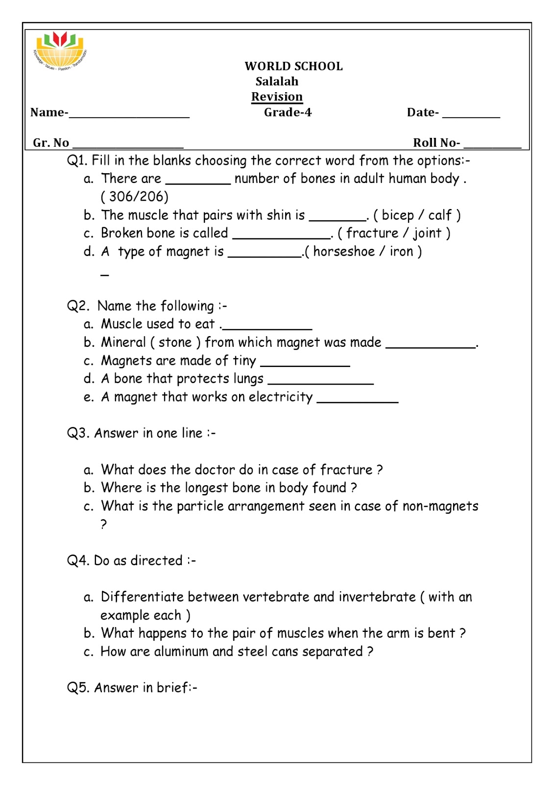 Ks3 science revision worksheets pdf picture