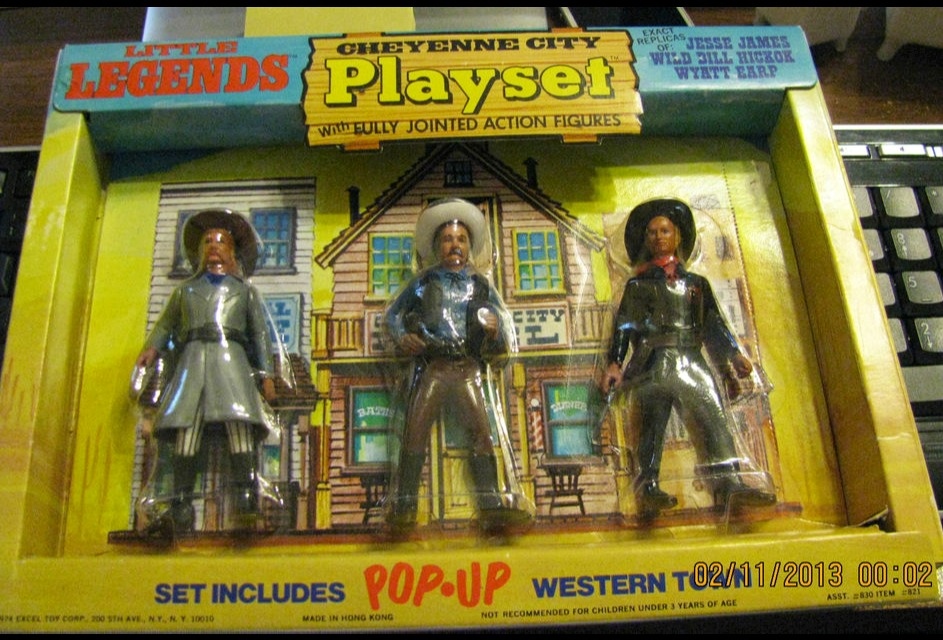 cowboy action figures from the 70's