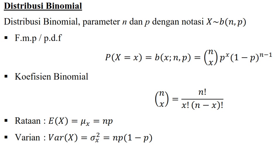 Apa Itu Distribusi Peluang Binomial