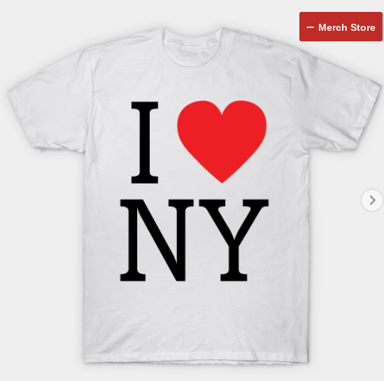 "I LOVE NY"  Tee SHIRT