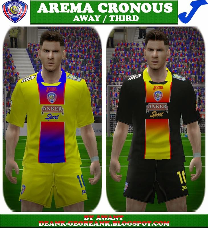 Kit Arema Cronous Pes 6 By Awant Deankgeoreank