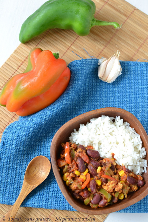 Chili con tempeh Un Pas Plus Vert