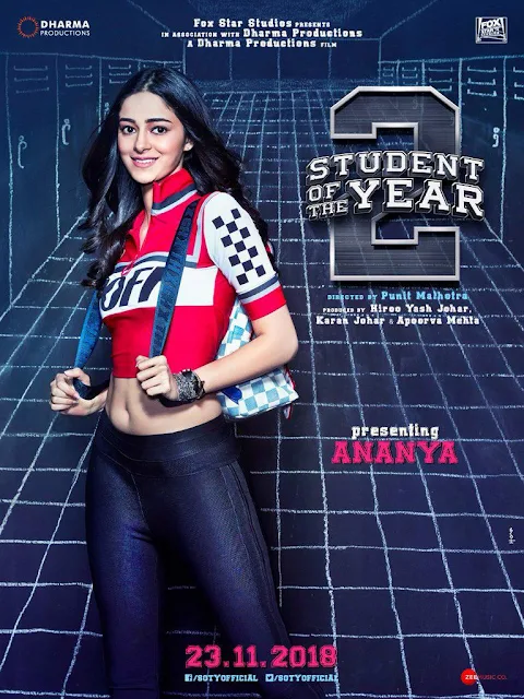 Ananya Pandey Looks in Student of The Year 2