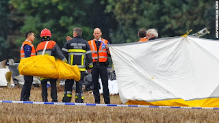 Small plane carrying 10 skydivers and a pilot crashes in Belgium