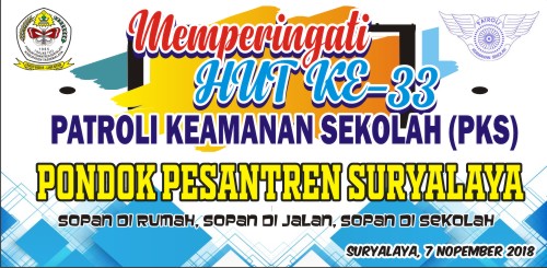 Download Contoh Spanduk Hut Patroli Keamanan Sekolah Format Cdr