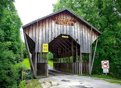Tannehill Valley Estates Covered Bridge in McCalla Alabama