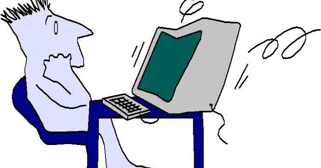 Ilustrasi menunggu koneksi internet yang lemot Ilustrasi menunggu koneksi internet yang lemot