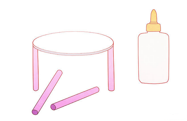 Cara Membuat Miniatur Meja dan Kursi dari Kertas Karton  