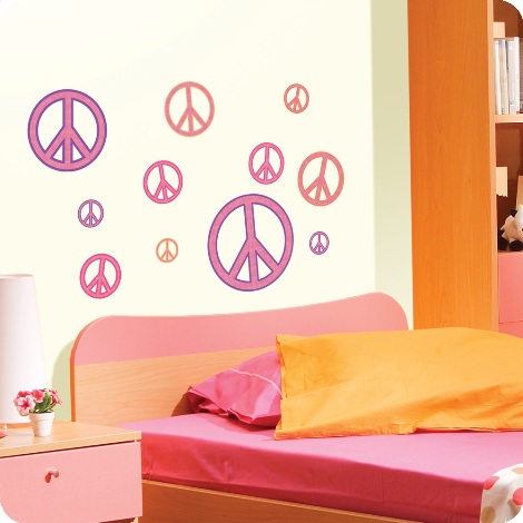 Peace Sign Decorations For Bedrooms | France Bathroom Pictures