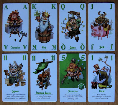 The Dwarf King - The Dwarf suit picture cards