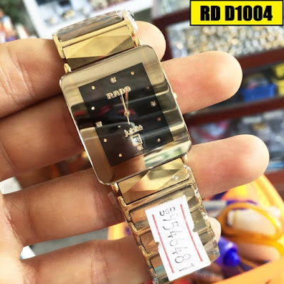 Đồng hồ Rado dây đá ceramic vàng RD D1004 Đồng hồ Rado dây đá ceramic vàng RD D1004