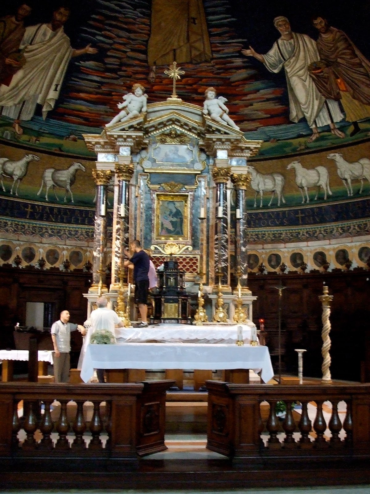 New Liturgical Movement The Basilica of Ss Cosmas and Damian