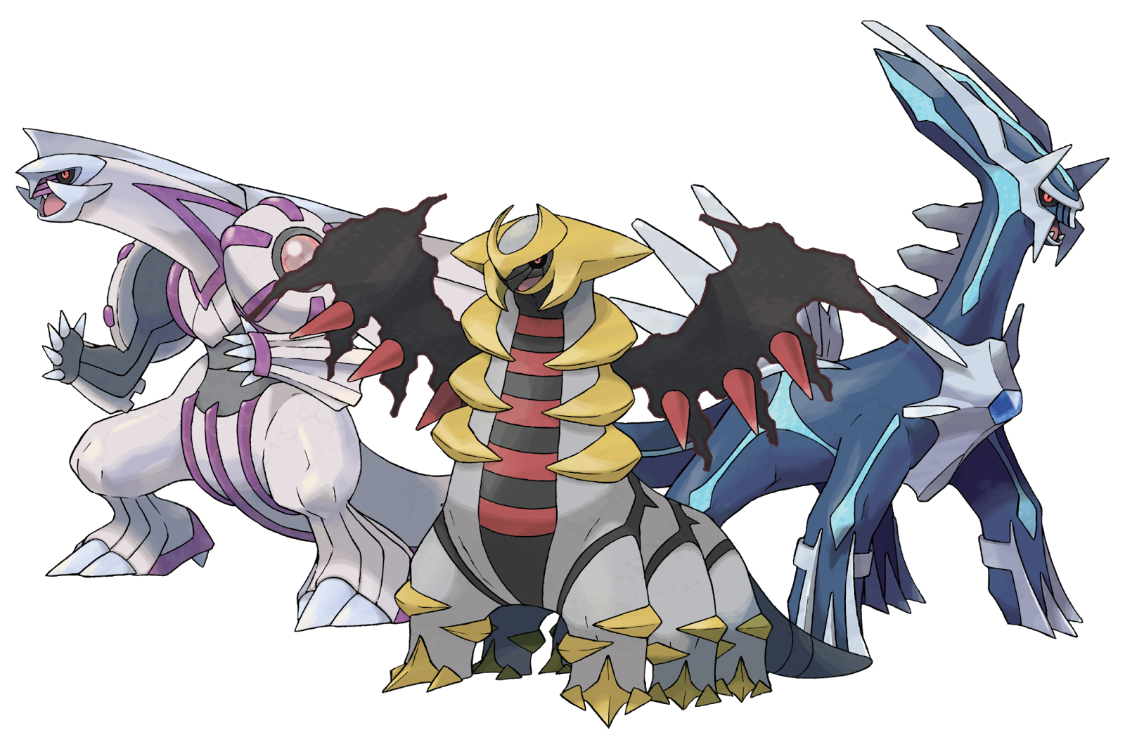 I have always had a shiny dialga, palkia, and giratina.