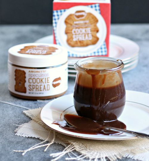 Cookie Butter Hot Cocoa Ice Cream Floats