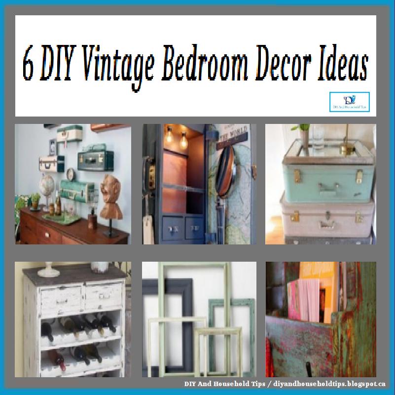 DIY And Household Tips 6 DIY Vintage Bedroom Decor Ideas