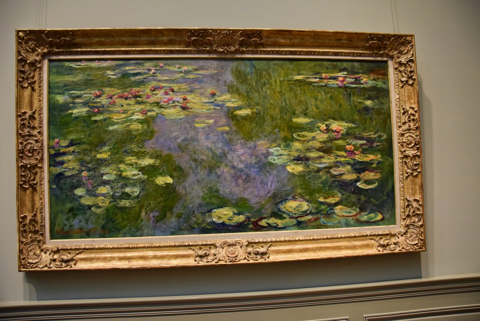 Клод моне водяные лилии картина оригинал