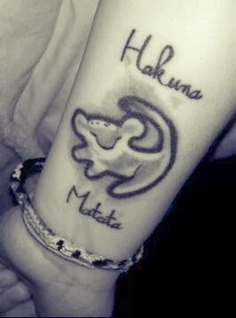 Mitattoo Fotos De Tatuajes Tatuaje Hakuna Matata Hakuna Matata