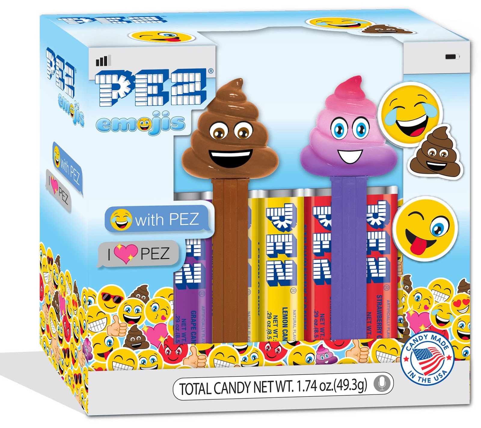Pez Palz Friends of PEZ Poop PEZ will join the Emoji assortment and