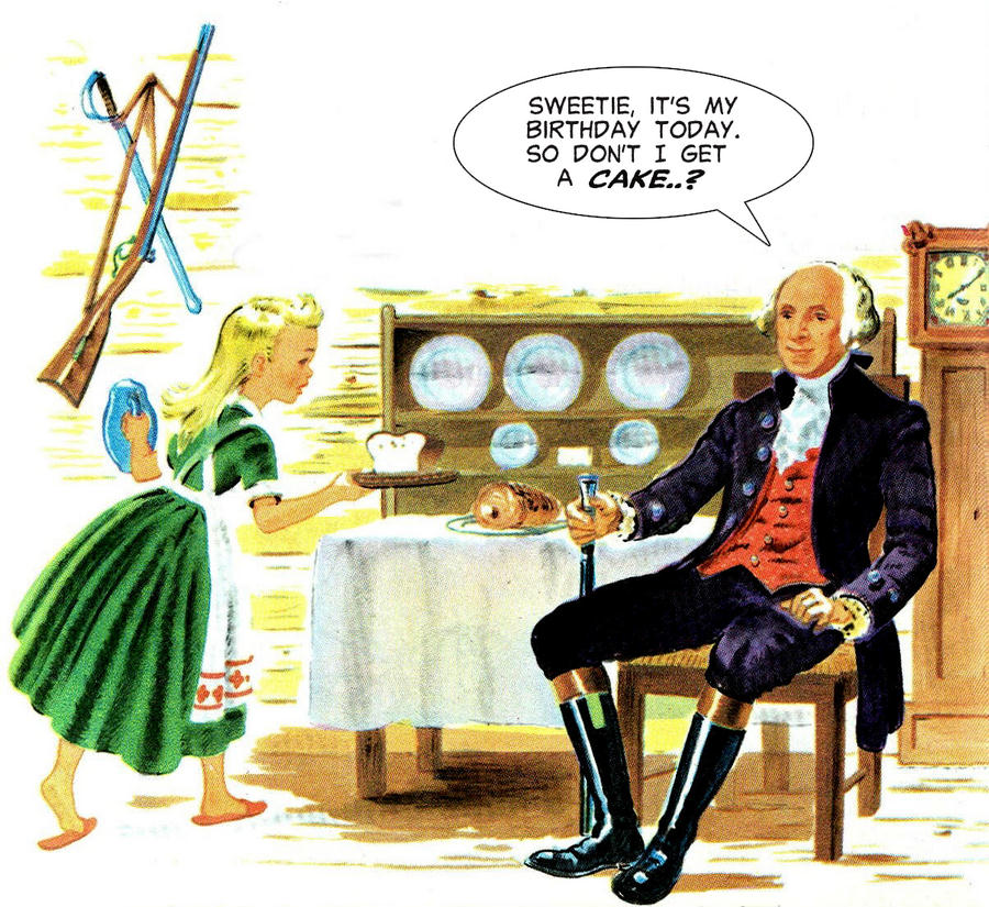 Insomnia Notebook: Happy birthday, George Washington