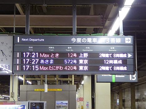 Maxとき12号　上野行き