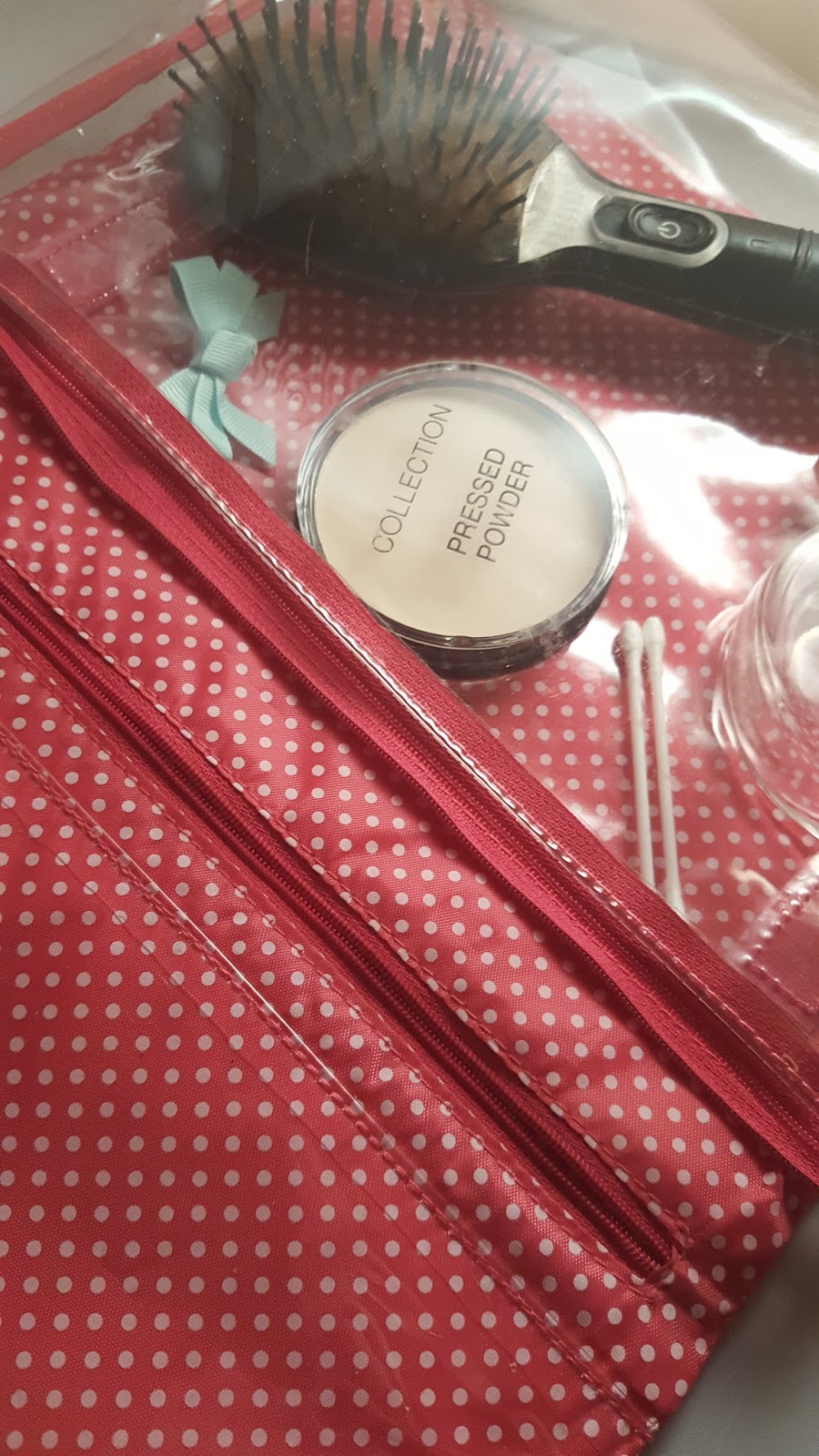 Victoria Green Polka Dot Hanging Toiletry Bag MUMMY TO THE MAX