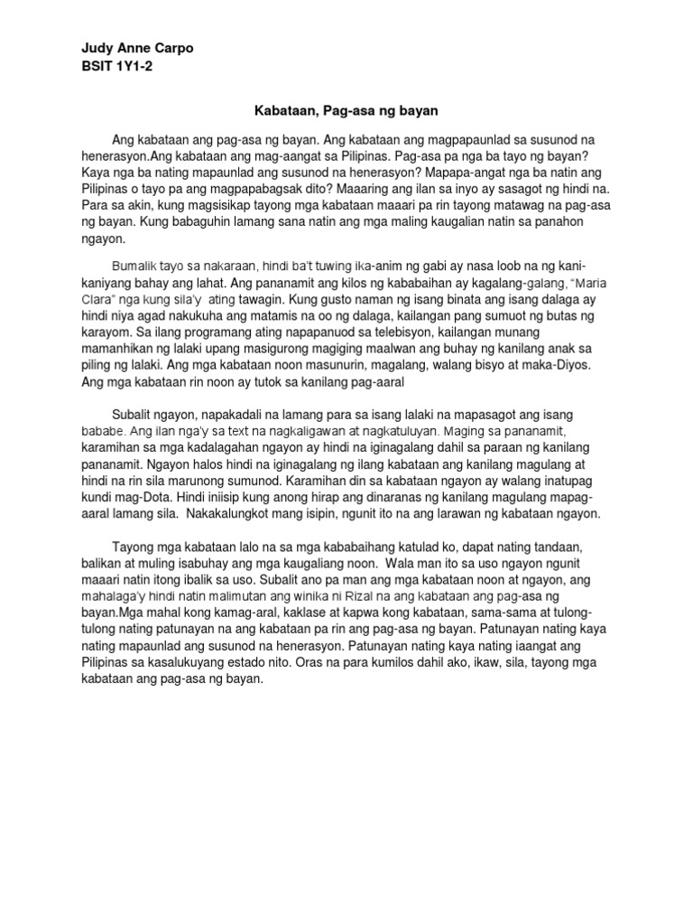 Talumpati Tungkol Sa Kahirapan Philippin News Collections