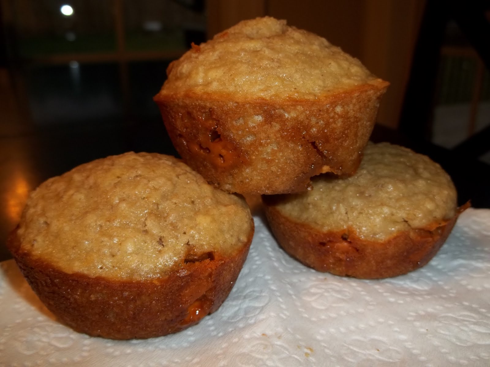 Kristi's Dishes Oatmeal Butterscotch Muffins