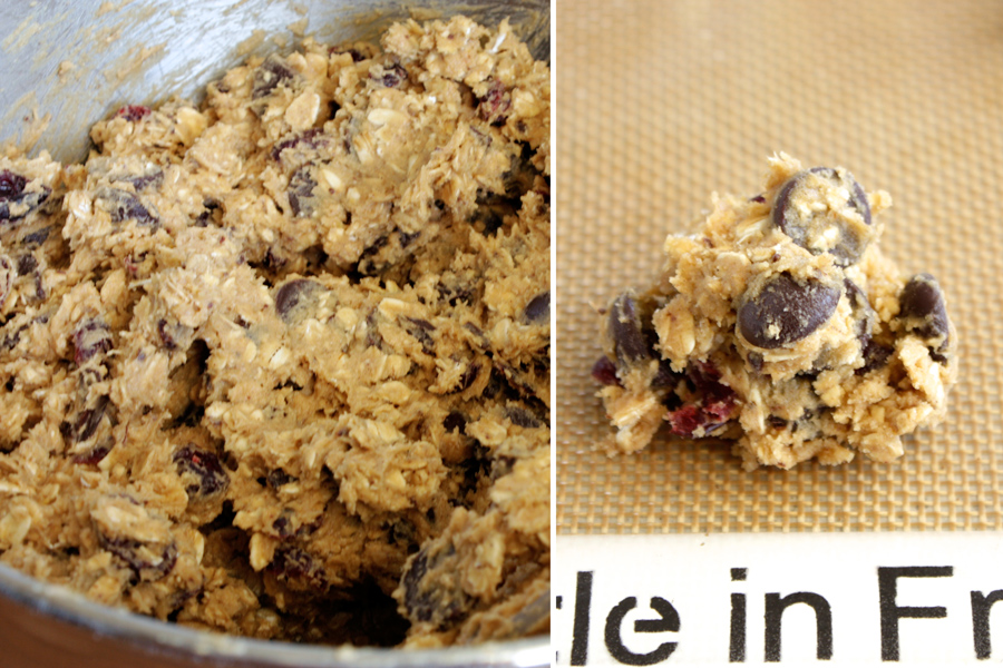 In Good Taste Salted Dark Chocolate Cranberry Oatmeal Cookies