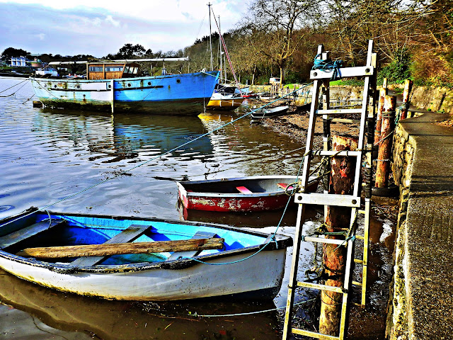 Boats on the Truro River, Cornwall