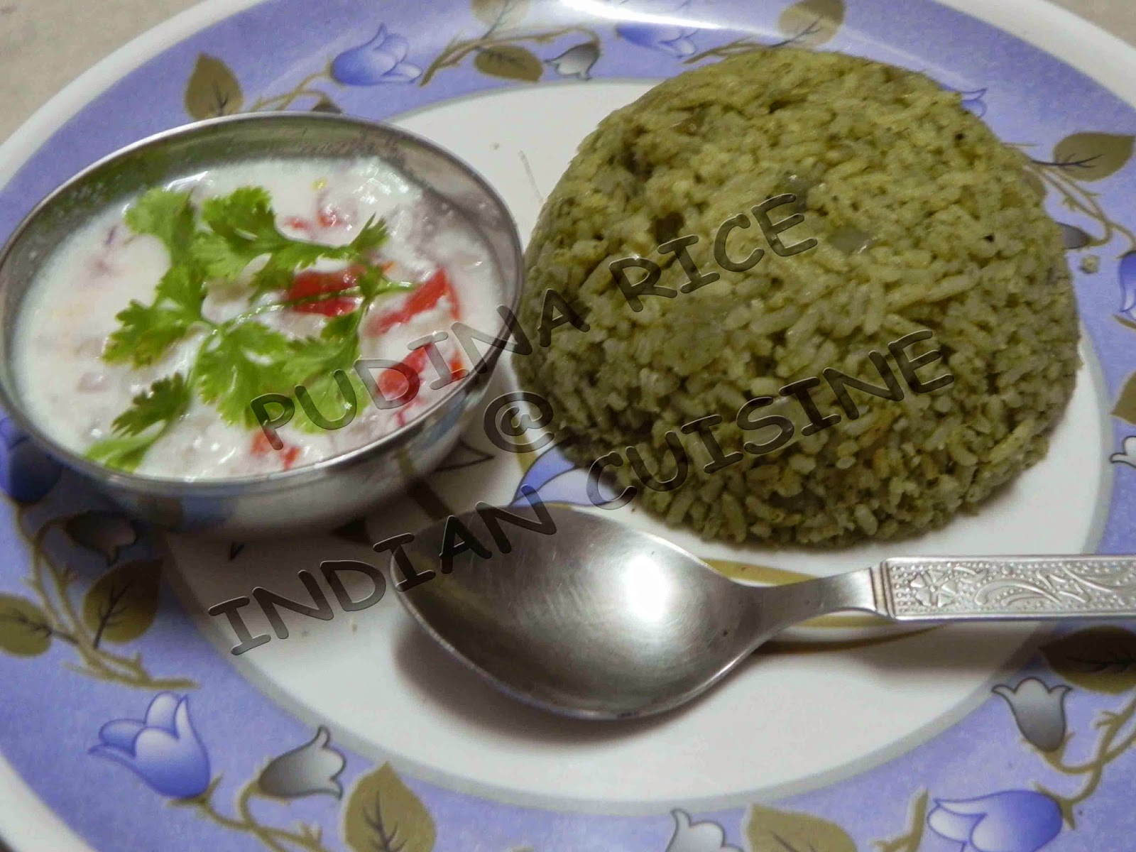 Quick Rice Dishes Pudina Pulav Recipe Pudina Rice Mint Pulao