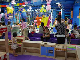 kiddie play area at mall