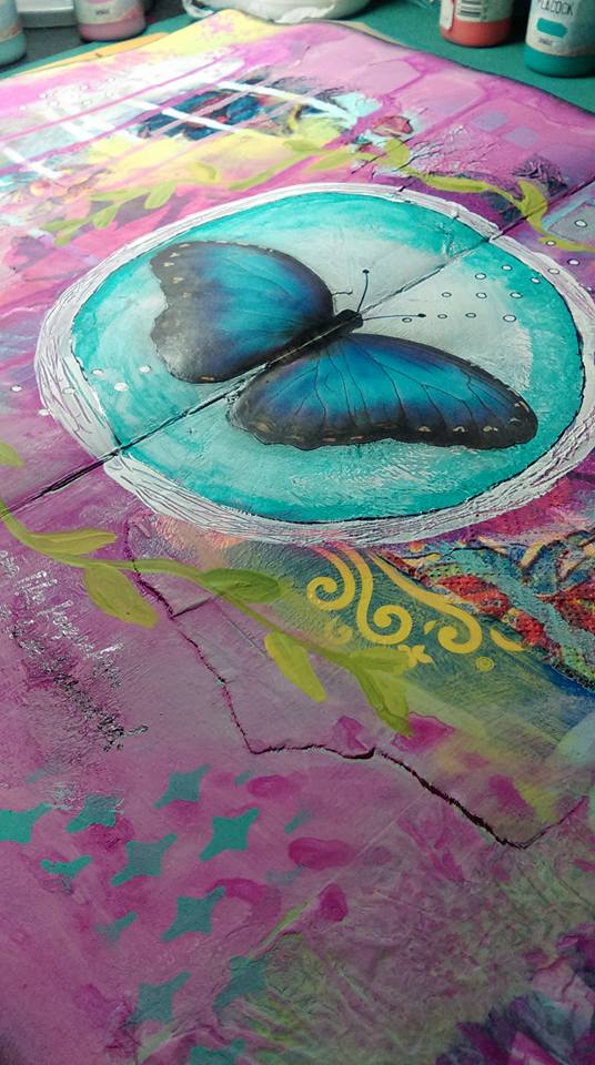 Liesbeth's Arts & Crafts Wanderlust 2017 les 2