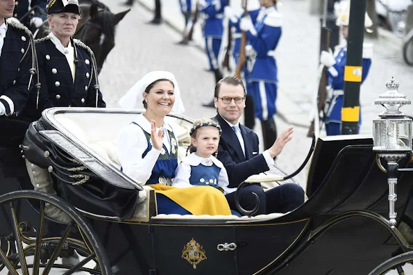 King Carl Gustaf and Queen Silvia, Crown Princess Victoria, Prince Daniel and Princess Estelle, Princess Madeleine, Prince Carl Philip and Princess Sofia Hellqvist attends the Swedish National Day Celebrations 2016