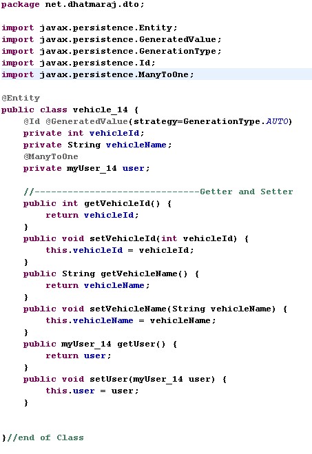 Hibernate: Hibernate Annotation One To Many Mapping