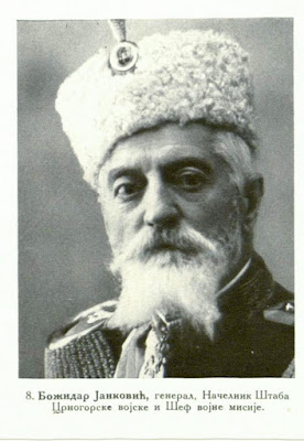 Bozidar Janković, General in Chief of the Montenegrin General Staff and Chief of the Serbian military mission