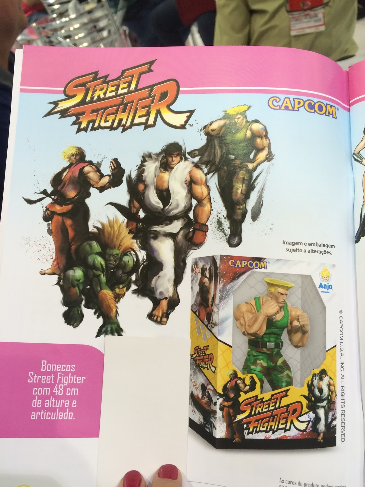 Boneco Guile Street Fighter - Brinquedos Anjo em Promoção na