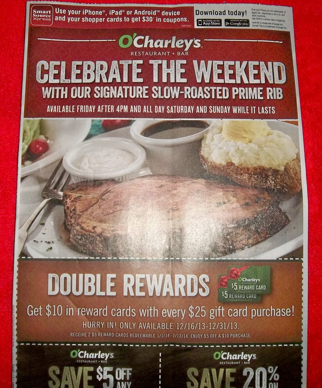 PRACTICAL PARSIMONY Double Rewards at O'Charley's
