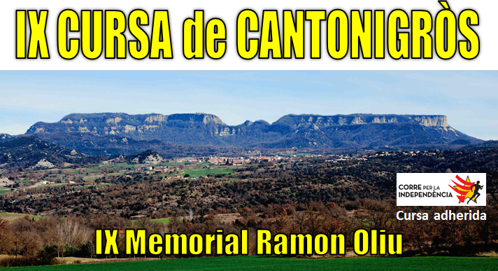 CURSA DE CANTONIGRÒS - Memorial Ramon Oliu -