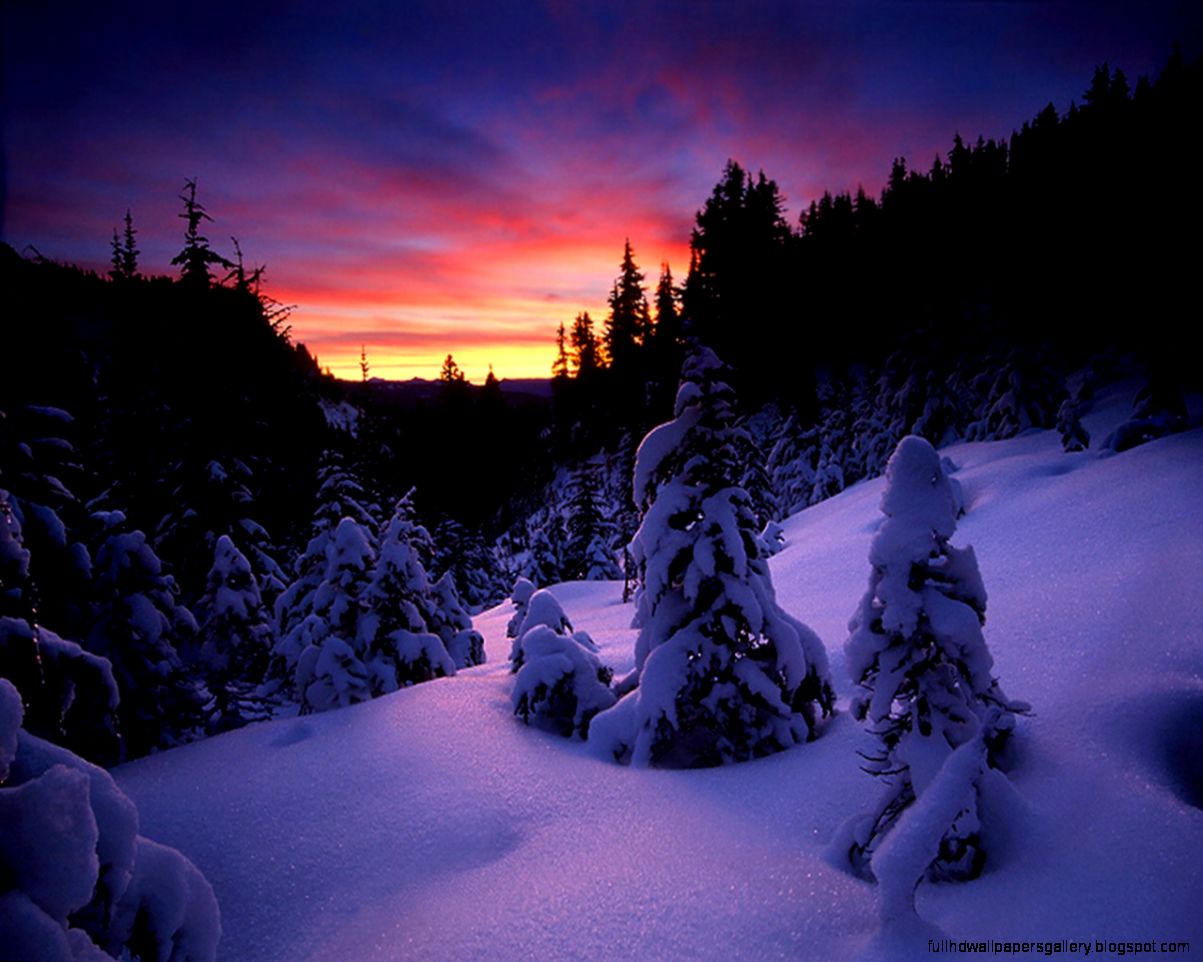 Wallpapers Snow Mountains Sunset Cliff 1280x1024  280325 snow