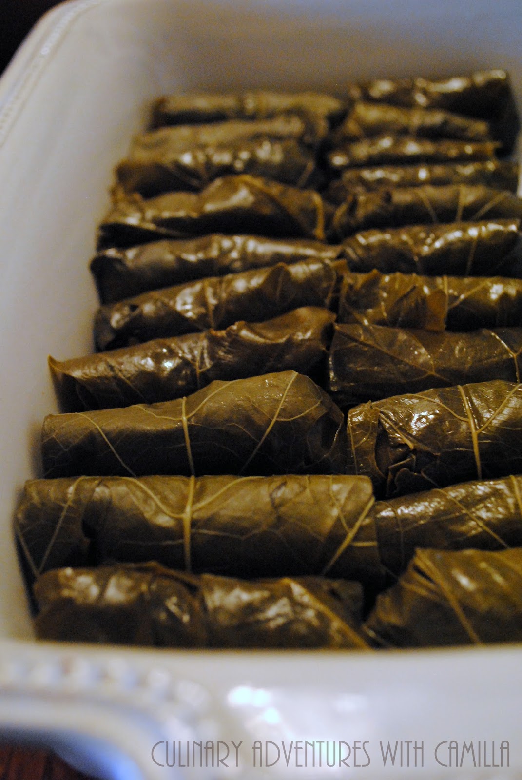 LentilChestnut Stuffed Grape Leaves for HandCraftedEdibles