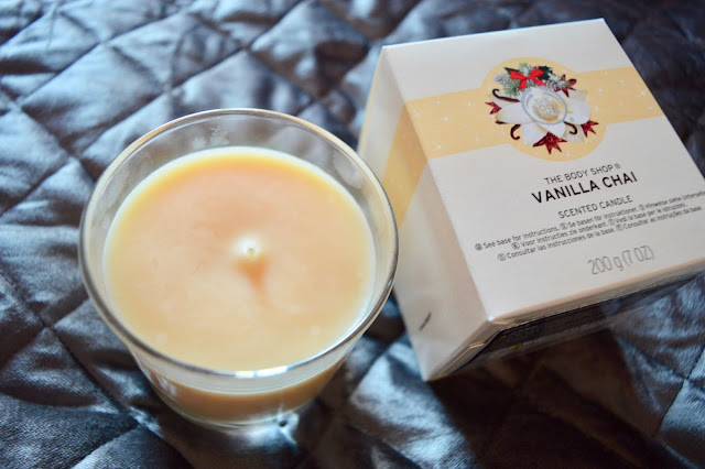 the body shop vanilla chai candle
