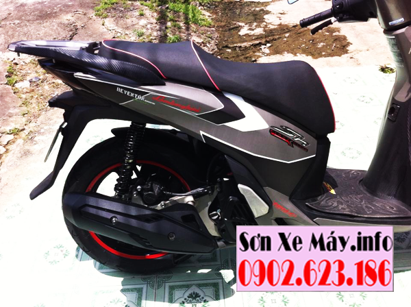 Sơn phối màu Honda Sh màu xám trắng cực độc