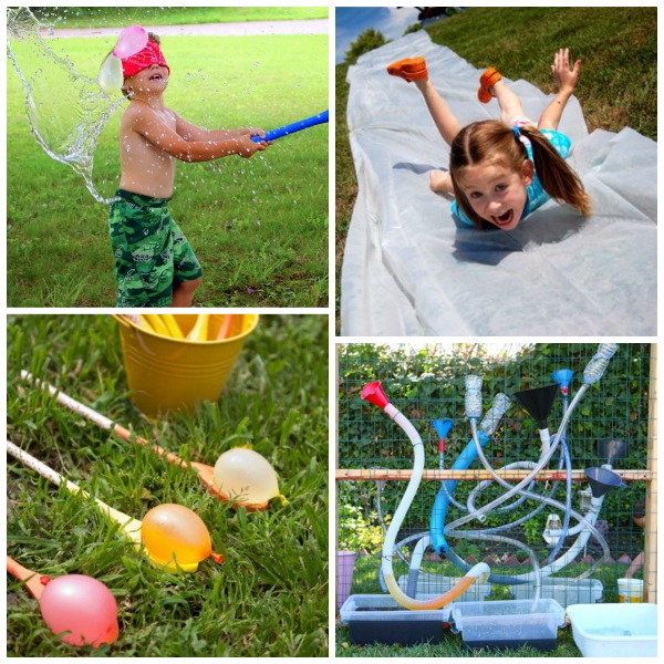 Beat the heat with this collection of water games & activities for kids! #watergamesforkids #watergames #wateractivitiesforkids #summeractivitiesforkids 