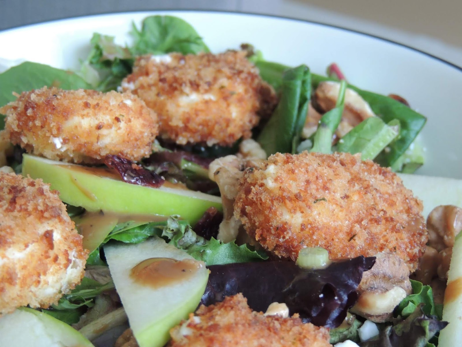 Gas Stove Girl Fried Goat Cheese Salad
